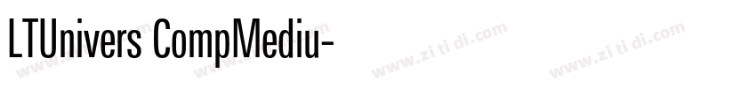 LTUnivers CompMediu字体转换